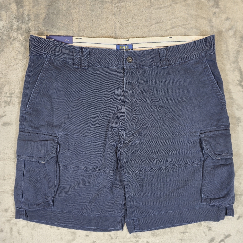 Polo Ralph Lauren Cargo Utility Shorts Size 42 New NWT Navy